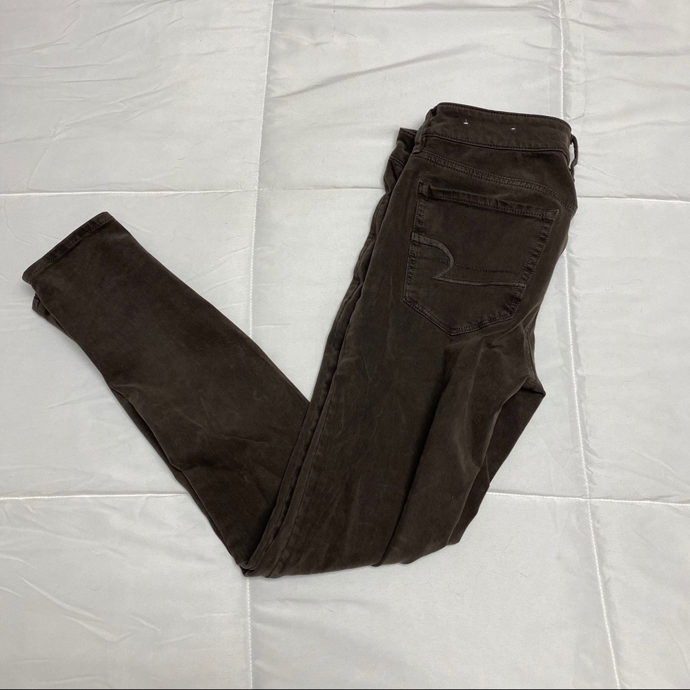 Brown American Eagle Jeggings